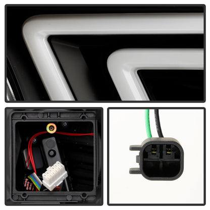 SPYDER 11-13 Dodge Durango (HID Model Only) Projector Headlights - Black PRO-YD-DDU11HIDSI-BK 5088680