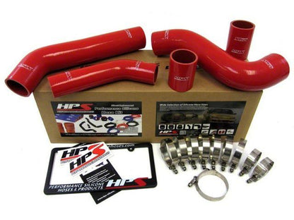 HPS Red Reinforced Silicone Intercooler Hose Kit Mitsubishi Lancer EVO 10 X US-Spec