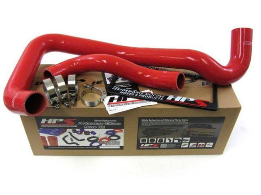 HPS Red Reinforced Silicone Radiator Hose Kit Coolant Ford 03-07 F350 Superduty 6.0L Diesel w/ Mono Beam Suspension