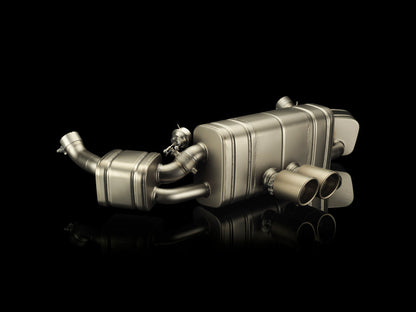 Akrapovic 12-15 Porsche Boxster (981) Slip-On Line (Titanium) w/ Titanium Tips S-PO981SO-HT/1