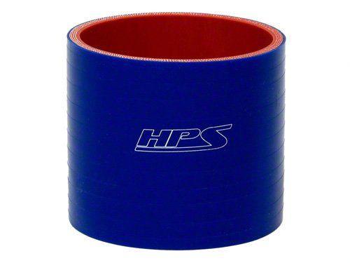 HPS 2-3/8" ID, 3" Length, Silicone Straight Coupler Hose, High Temp 4-ply Reinforced, 60mm ID, Blue