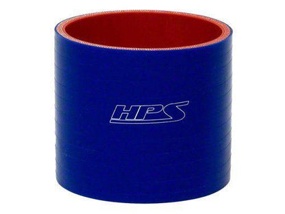 HPS 1-3/8" ID, 4" Length, Silicone Straight Coupler Hose, High Temp 4-ply Reinforced, 35mm ID, Blue
