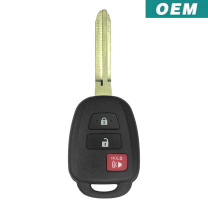 Toyota Tacoma 2015-2026 OEM 3 Button Remote Head Key FCC HYQ12BDP (H Chip)