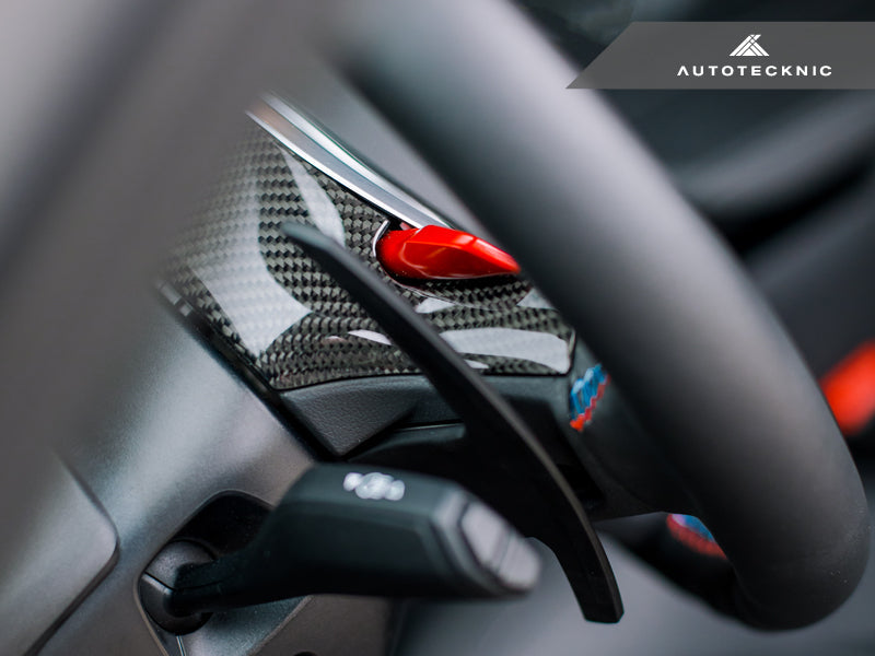 AutoTecknic Carbon Steering Wheel Top Cover - BMW G01 X3 | G02 X4