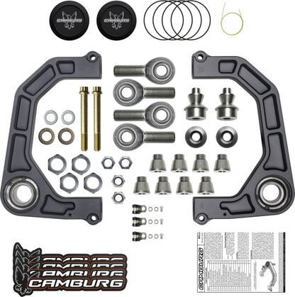 Camburg Toyota Tacoma 05-23 / 4-Runner 03-23 / FJ 07-14 KINETIK V2 Billet Uniball Upper Arms CAM-310184-GRY