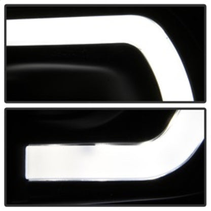 SPYDER xTune Toyota Tacoma 12-15 Headlights - Light Bar DRL - Black PRO-JH-TTA12-LBDRL-BK 9037542