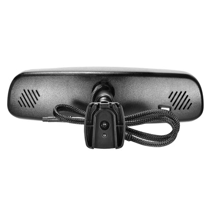 Master Tailgaters 10.5" Rear View Mirror with 4.3" LCD Screen + Compass & Temperature | Rearview Universal Fit Mount | Auto Adjusting Brightness LCD | Anti Glare | Full Original Mirror Replacement