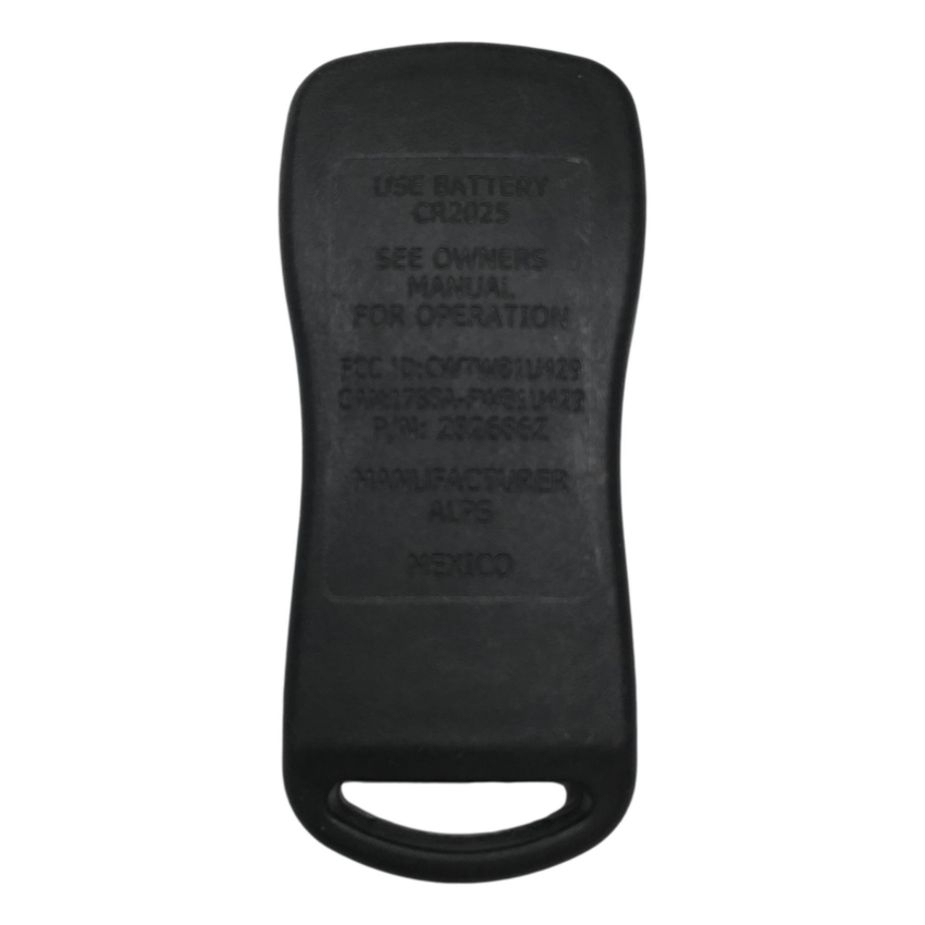 Nissan Sentra 2004-2007 OEM 4 Button Keyless Entry Remote CWTWB1U429