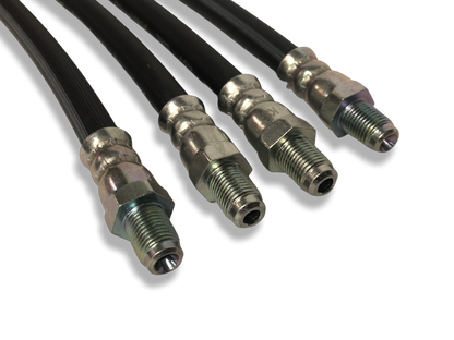 PMB Performance DirectFit Rubber Brake Lines - Set of 4 - 1960-65 Porsche 356B and C