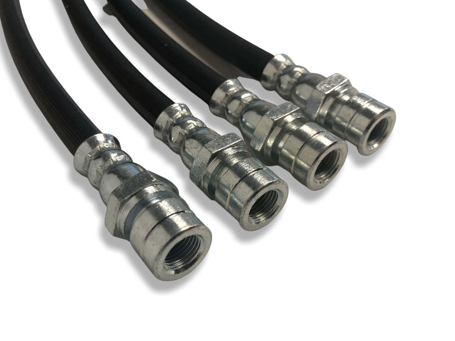PMB Performance DirectFit Rubber Brake Lines - Set of 4 - 1960-65 Porsche 356B and C