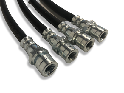 PMB Performance DirectFit Rubber Brake Lines - Set of 4 - 1960-65 Porsche 356B and C
