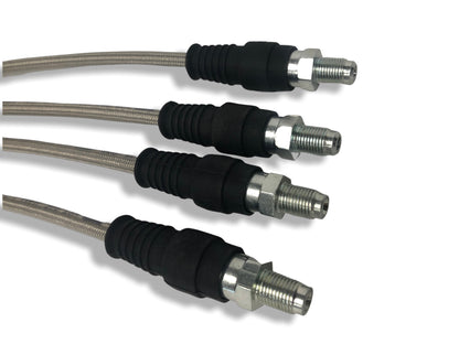 PMB Performance DirectFit Stainless Steel Brake Lines - Set of 4 - 1960-65 Porsche 356B and C