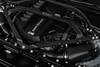 Dinan Matte Carbon Fiber Strut Tower Brace - 2021-2025 BMW M2/M3/M4 Matte Carbon Fiber - G80/G82/G83/G87