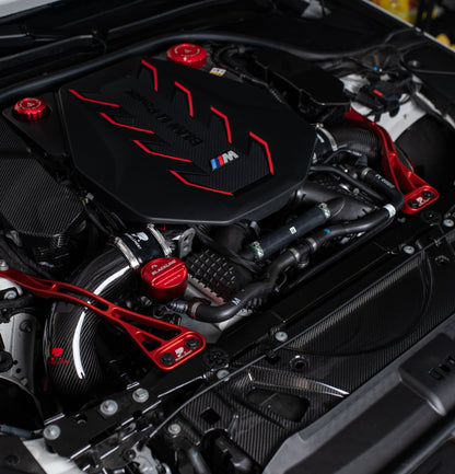 RENNELEMENT G90/G99 M5 BMW Dry Carbon Fiber Front Mount Intake