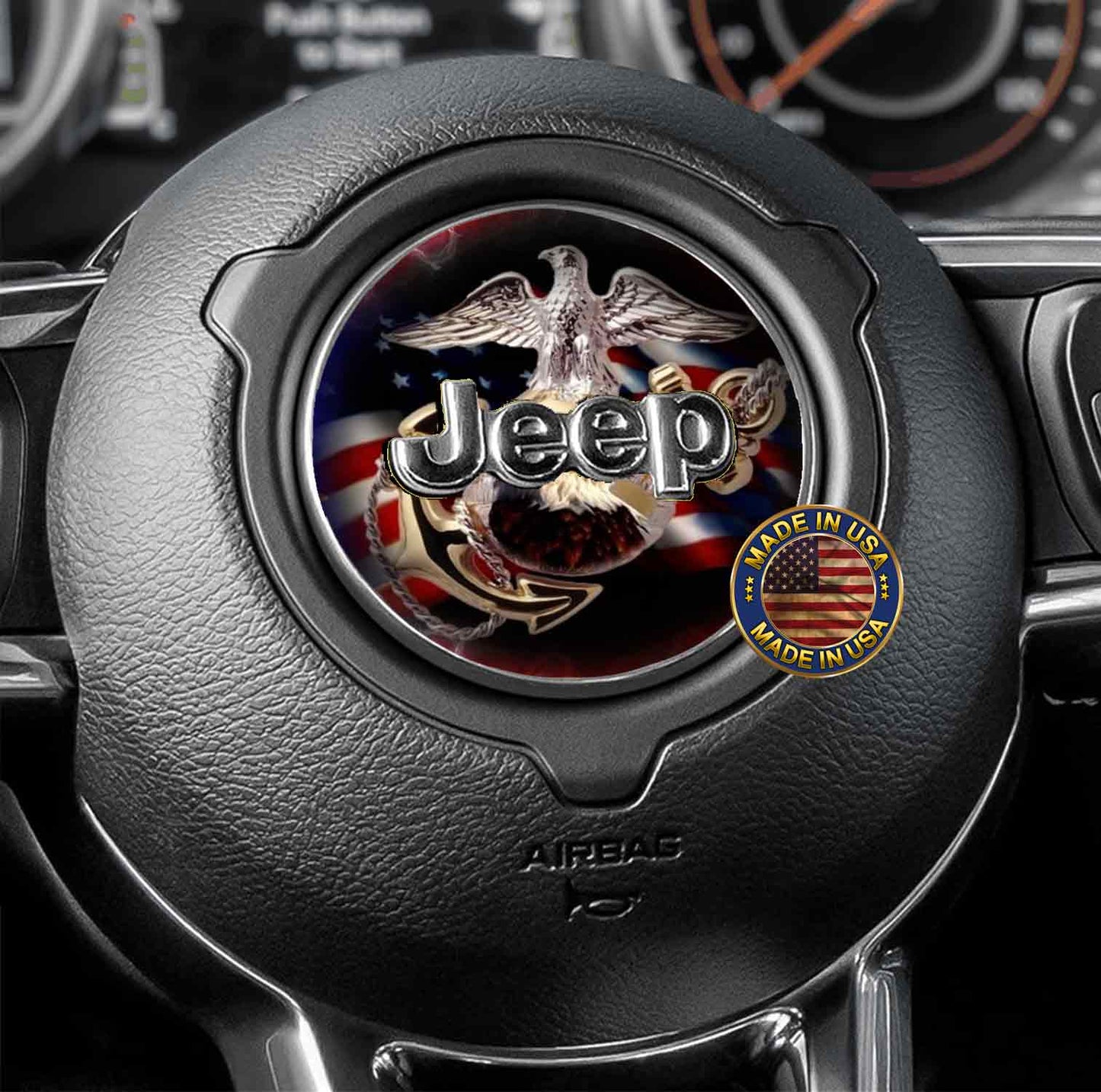 USMC EGA fender vent decal for the JL or JT 2018 or newer 244
