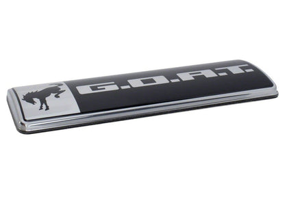 Ford Racing Bronco/Bronco Sport G.O.A.T. Badge - Black/Chrome M-1447-GOAT