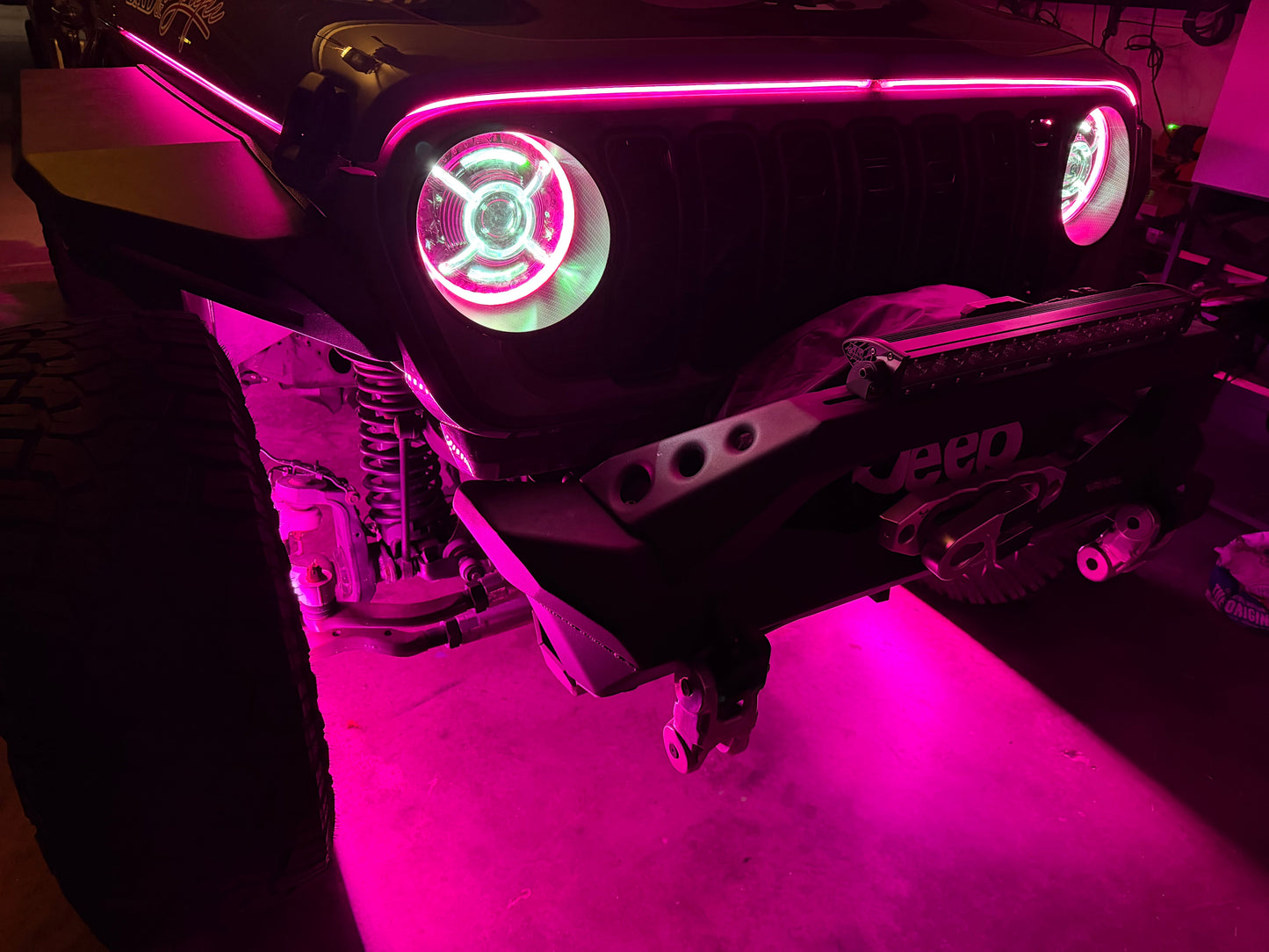 Shoreline Offroad Pro Series Custom Strip Lighting Hood Kit
