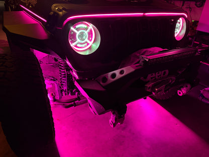 Shoreline Offroad Pro Series Custom Strip Lighting Hood Kit