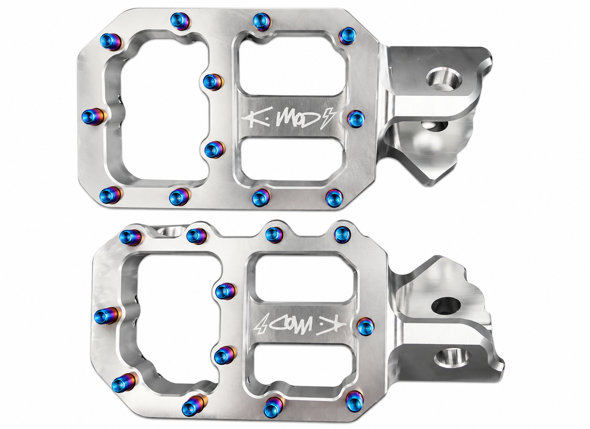 Tuttio Soleil 01 Wide CNC Aluminum Foot Pegs (T-Pegs)