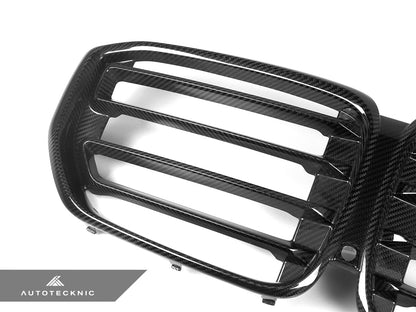 AutoTecknic Dry Carbon M-Inspired Front Grille - BMW G05 X5 LCI