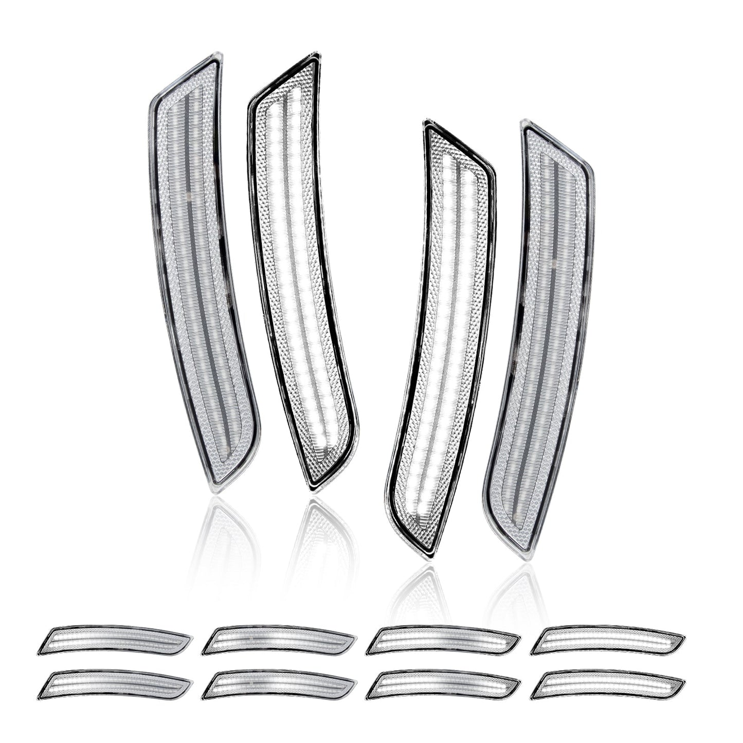 CAMARO 16-24 FRONT/REAR DYNAMIC CLEAR LED SIDE MARKERS