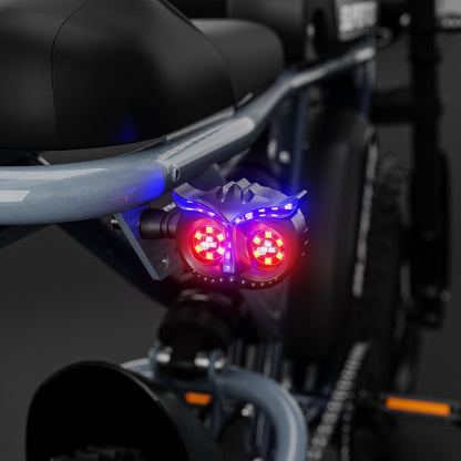 Owl-Shaped LED Turn Signal Lights for Super73 Electric Bikes
