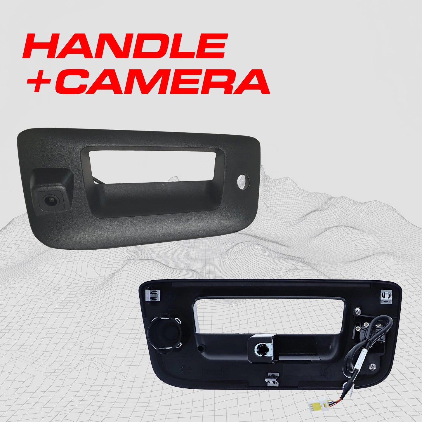 Chevrolet Silverado / GMC Sierra (2007-2014) Black Replacement Tailgate Handle with Backup Camera