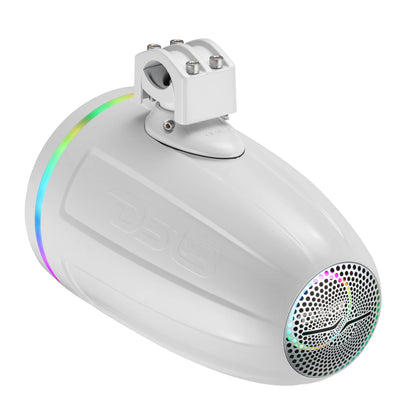 8" NXL-iQ Marine Tower Speaker with Digital LED Lights, Neodymium Magnet, 1" Compression Driver, IP65 Rated, 350W RMS, 4-Ohm