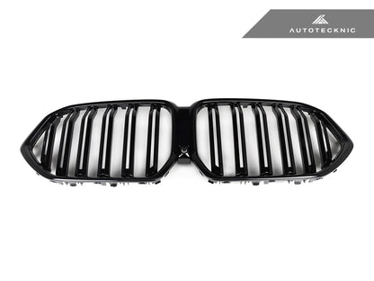 AutoTecknic Dual-Slats Gloss Black Front Grille - BMW G06 X6 LCI