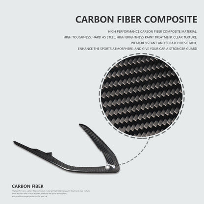 CAMARO 16-24 CARBON FIBER INTERIOR DOOR PANEL CHROME DELETE