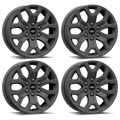 Ford Racing 15-22 F-150 18x7.5in Matte Gray Wheel Kit M-1007K-1875G