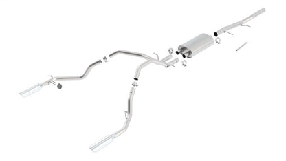 Borla 09-12 GMC Sierra 1500 / 09-12 Chevrolet Silverado 1500 SS Catback Exhaust 140340