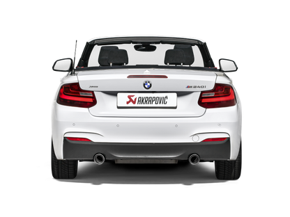 Akrapovic 16-17 BMW M240i (F22 F23) Evolution Line Cat Back (SS) w/ Carbon Tips (Req. Link Pipe) MTP-BM/SS/4H