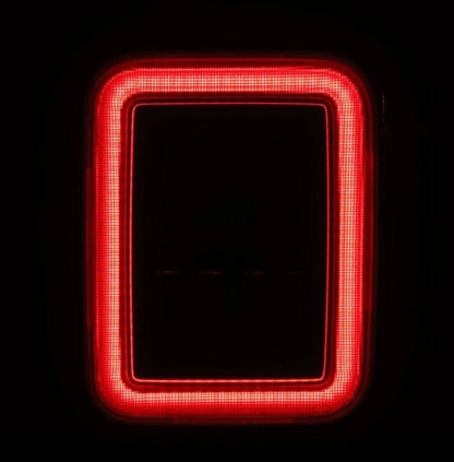 AlphaRex 19-24 Jeep Gladiator JT Nova-Series Prismatic LED Tail Lights - Alpha-Black 602050 *Discontinued