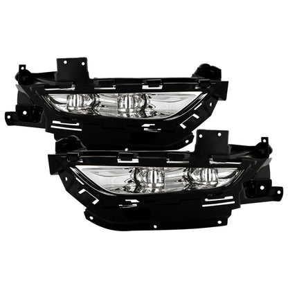 Spyder Chrysler 200 2015-2016 OEM Style Full LED Fog Lights W/Universal Switch- Clear 5086945