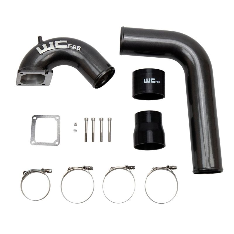 Wehrli 03-07 Dodge 5.9L Cummins 3.5in Intake Horn & Driver Side Intercooler Pipe Kit