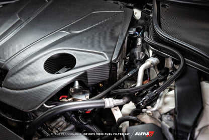 AMS Performance Infiniti Q50/Q60 Red Alpha Flex Fuel Filter Kit (For Use w/ AMS Flex Fuel Kit) ALP.28.07.0008-1