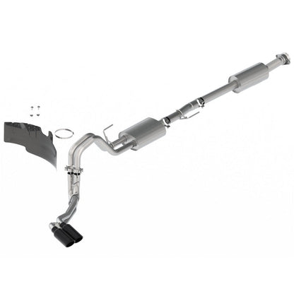 Ford Racing 21-22 F-150 2.7L/3.5L/5.0L Side Exit Sport Exhaust - Black Tips M-5200-FSBS