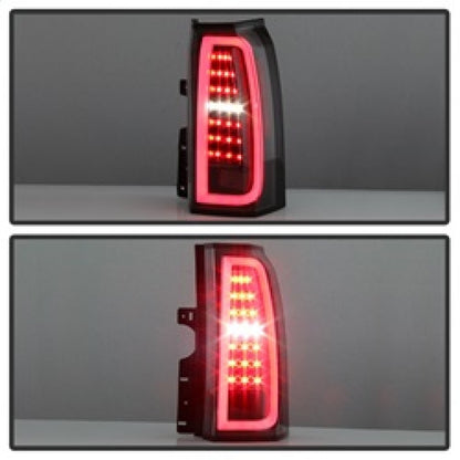 Spyder Chevy Tahoe / Suburban 15-17 Light Bar LED Tail Lights - Black (ALT-YD-CTA15-LED-BK) 5084583