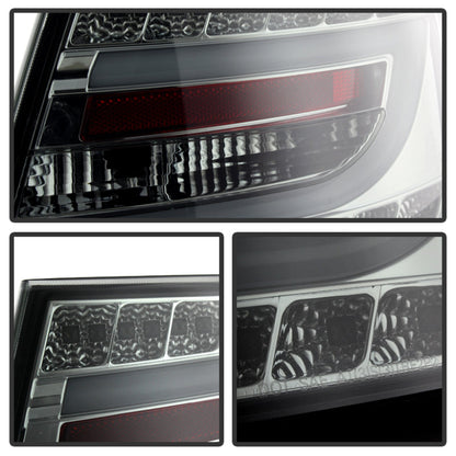 Spyder Audi A6 05-08 4Dr Sedan Light Bar LED Tail Lights Smke ALT-YD-AA605-LBLED-SM 5079626