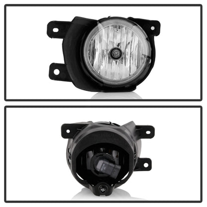 Spyder Toyota Sequoia 08-16 OEM Style Fog Lights w/OEM Fit Switch - Fog Bulbs-4145(Included) - Clear 5087133