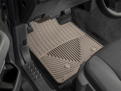 WeatherTech 07+ Chevrolet Silverado GMC Sierra Front Rubber Mats - Tan