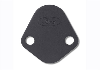 Ford Fuel Pump Block-Off Plate Black w/Ford Logo FRD302-291