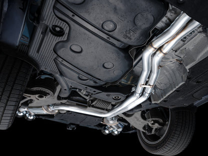 AWE Tuning 2022+ Porsche Macan 2.9TT Touring Edition Catback Exhaust w/ Chrome Silver Tips 3015-42952