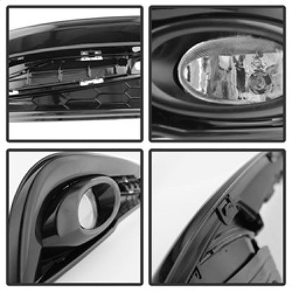 Spyder Honda Civic 2013-2014 4dr OEM Fog Light W/Switch Clear FL-HC2013-4D-C 5077745