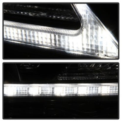 Spyder 2015-2017 Toyota Sienna Projector Headlights - DRL LED - Black PRO-YD-TSEN15-DRL-BK 5084002