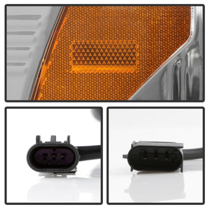 Spyder 17-18 Ford F250/F350/F450 Halogen Model Only -White Light Bar- Chrome- PRO-YD-FS17HALSI-C 5087843