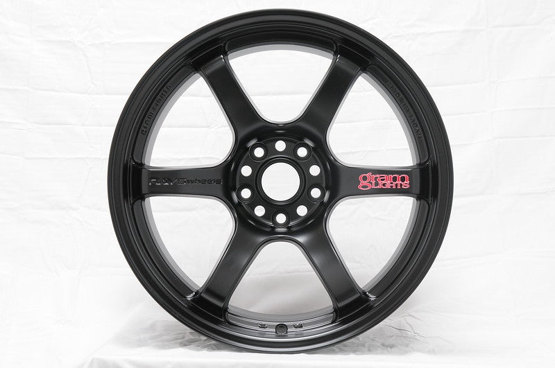 Gram Lights 57DR 19x9.5 +25 5x114.3 Semi Gloss Black Wheel