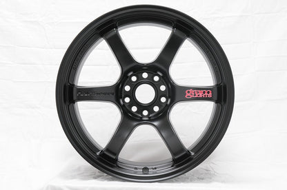Gram Lights 57DR 19x9.5 +35 5x114.3 Semi Gloss Black Wheel