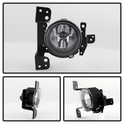 Spyder Mitsubishi Mirage 2014+ OEM Fog Lights w/Switch Clear FL-MM2014-C 5077769